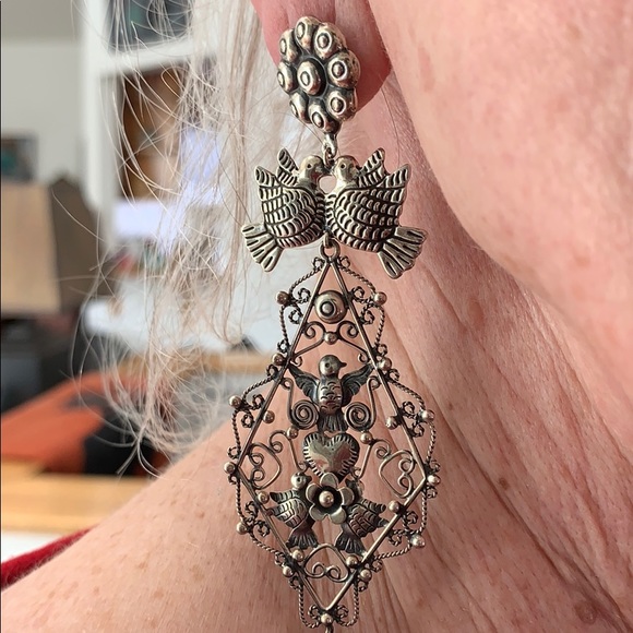 ๐ป Mexican filigree earrings - Picture 6 of 6